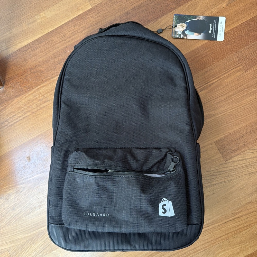 Solgaard Shore-Tex Daypack Backpack Shopify Logo Laptop Multiple Pockets